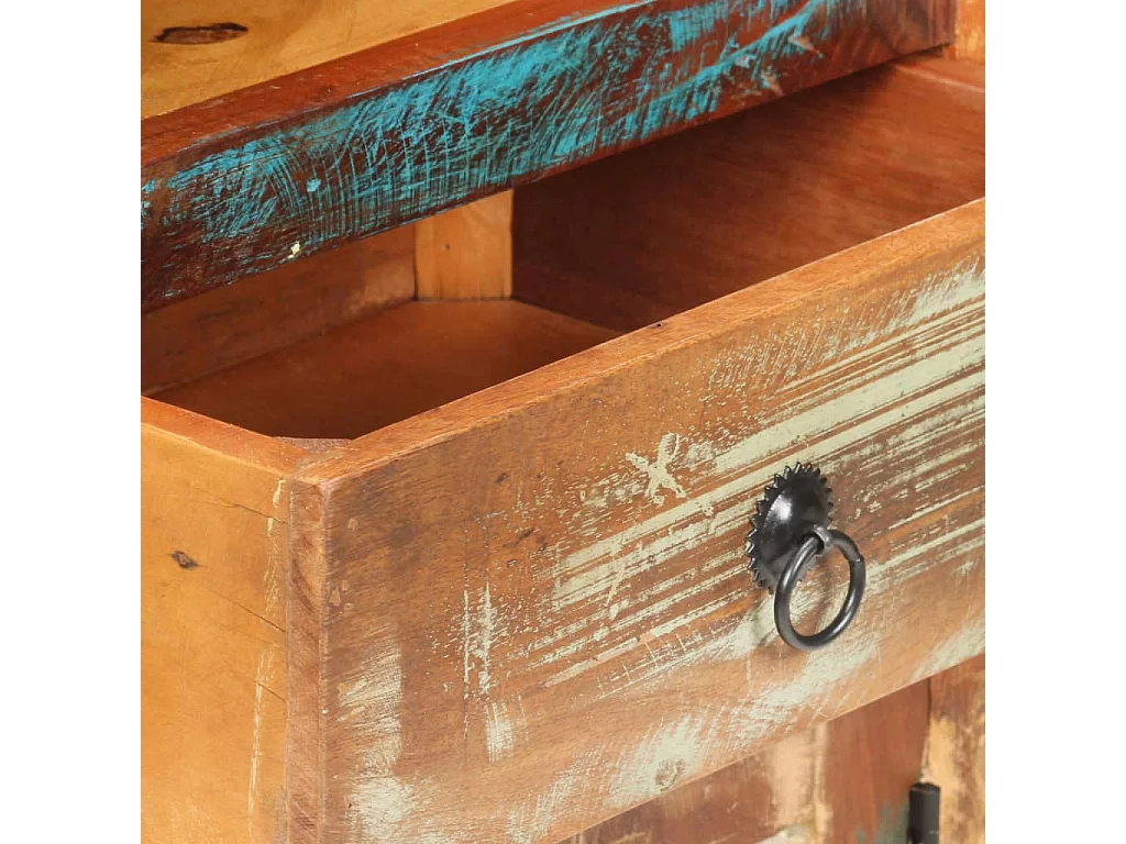 Buffet 45x32x110 cm Bois de récupération massif
