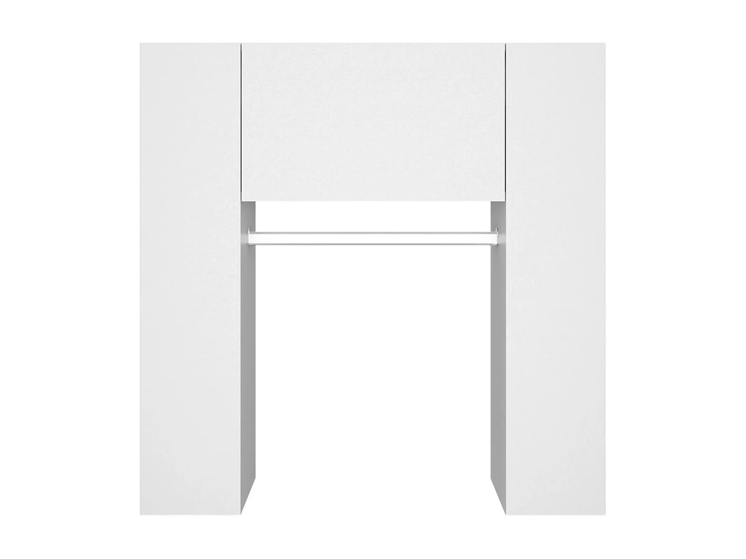 Flurschränke 2 Stk. Weiß Holzwerkstoff