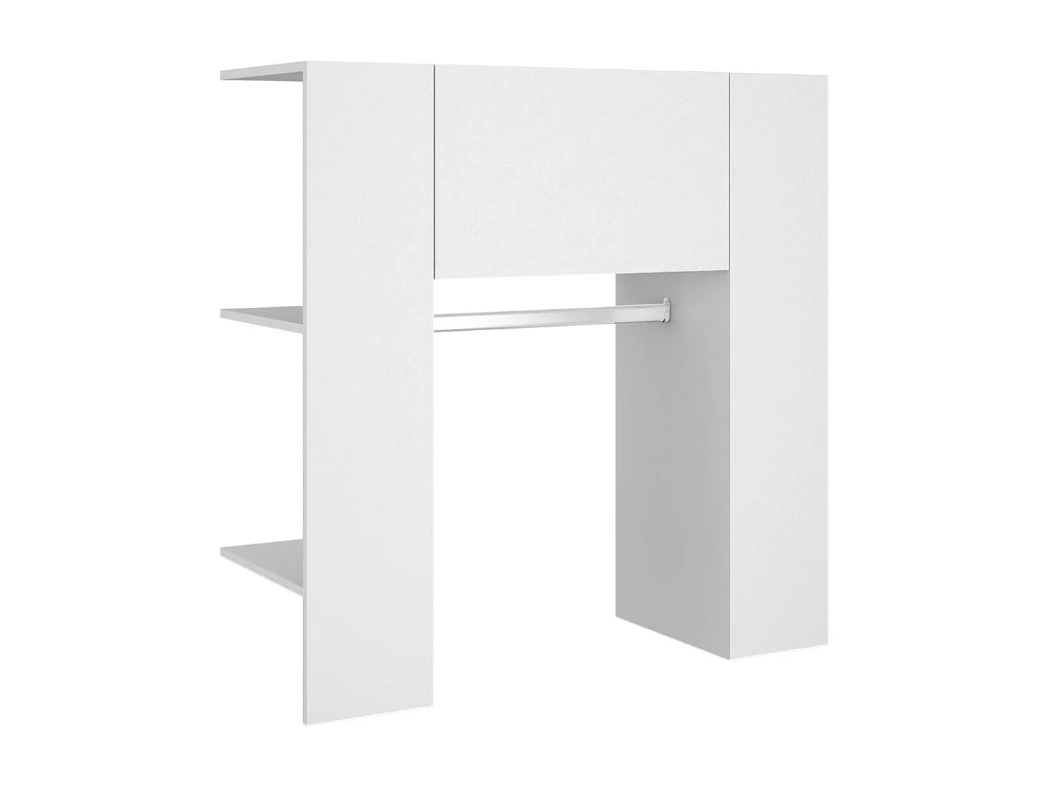 Flurschränke 2 Stk. Weiß Holzwerkstoff