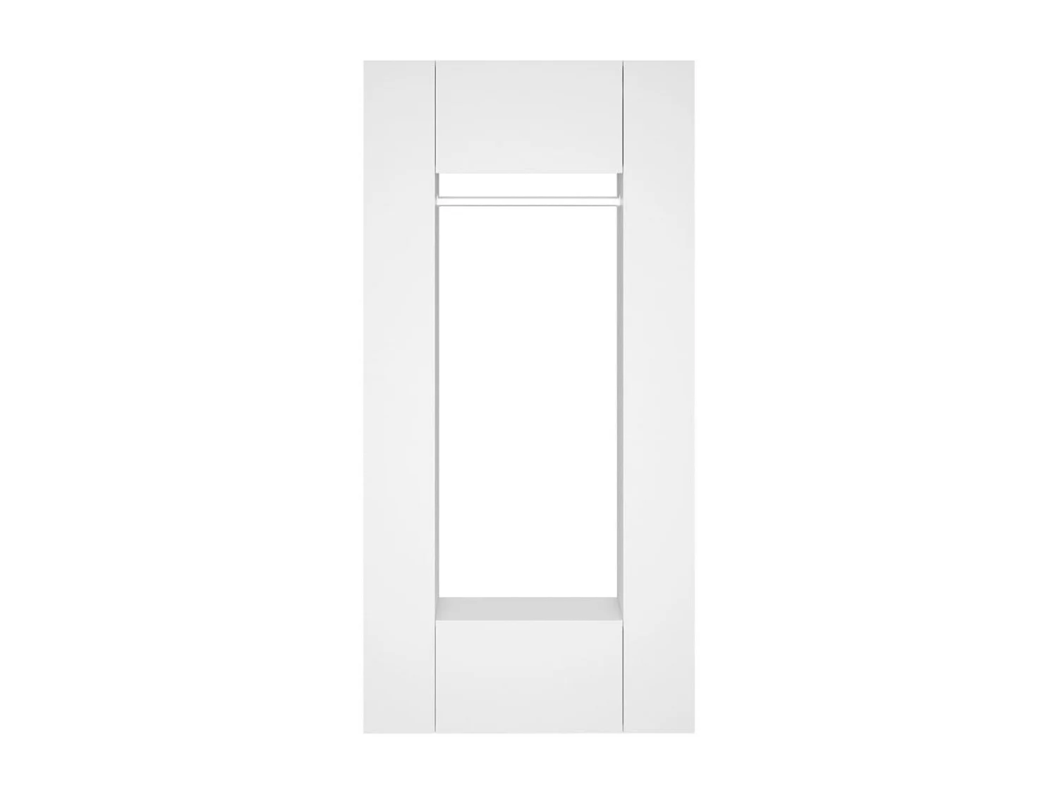 Flurschränke 2 Stk. Weiß Holzwerkstoff