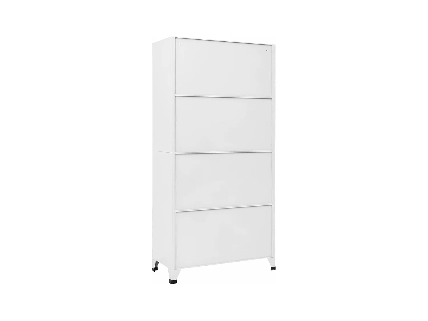 Armoire à casiers Gris clair et gris foncé 90x40x180 cm Acier