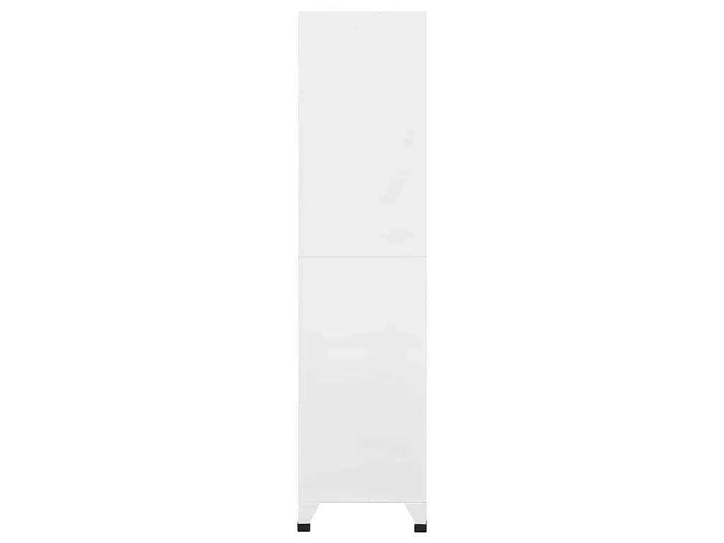 Lockerkast 90x40x180 cm staal lichtgrijs en donkergrijs