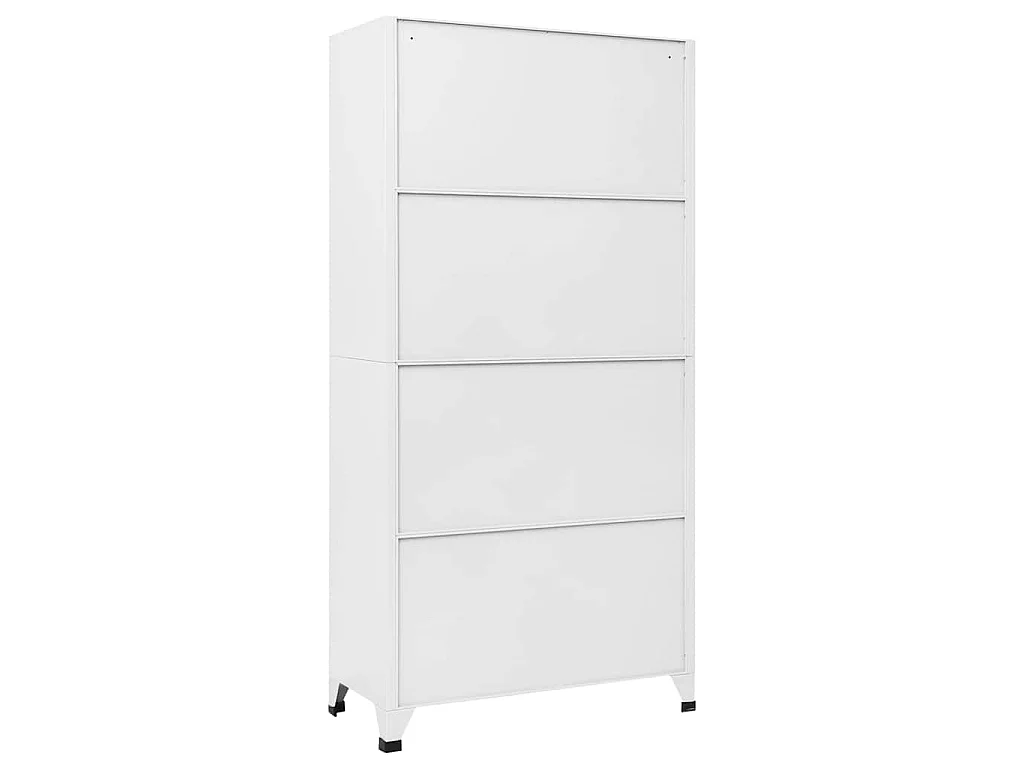 Lockerkast 90x40x180 cm staal lichtgrijs en donkergrijs