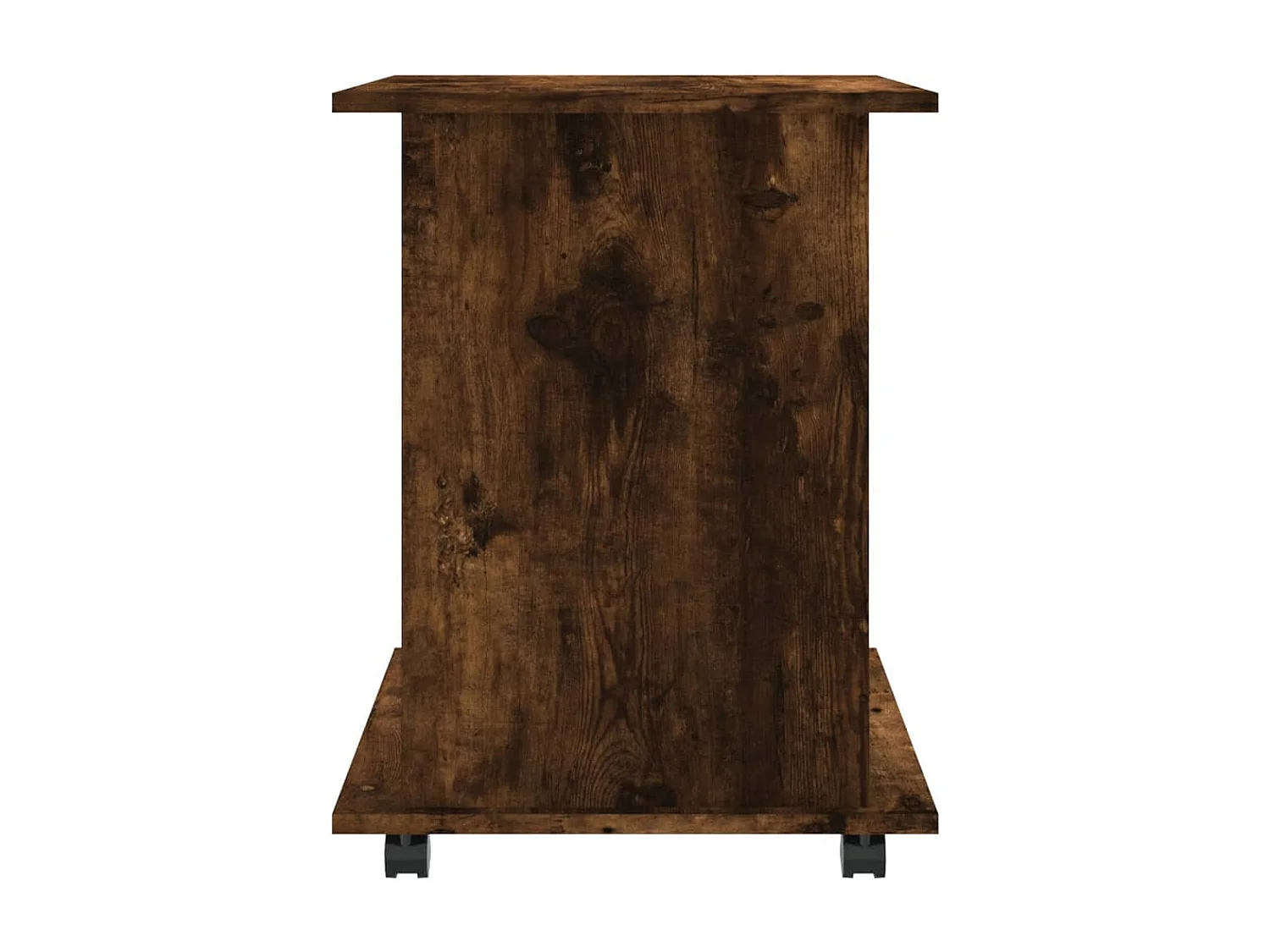 Armoire roulante Chêne fumé 60x45x60 cm Bois d'ingénierie