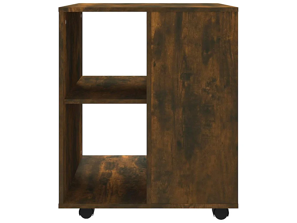 Armoire roulante Chêne fumé 60x53x72 cm Bois d'ingénierie
