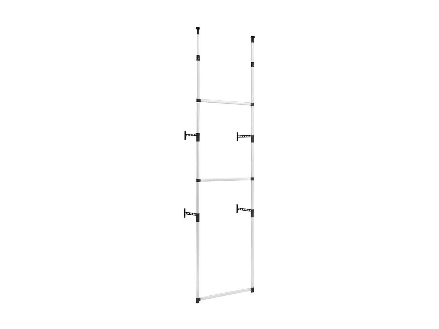 Système de garde-robe télescopique avec barres Aluminium