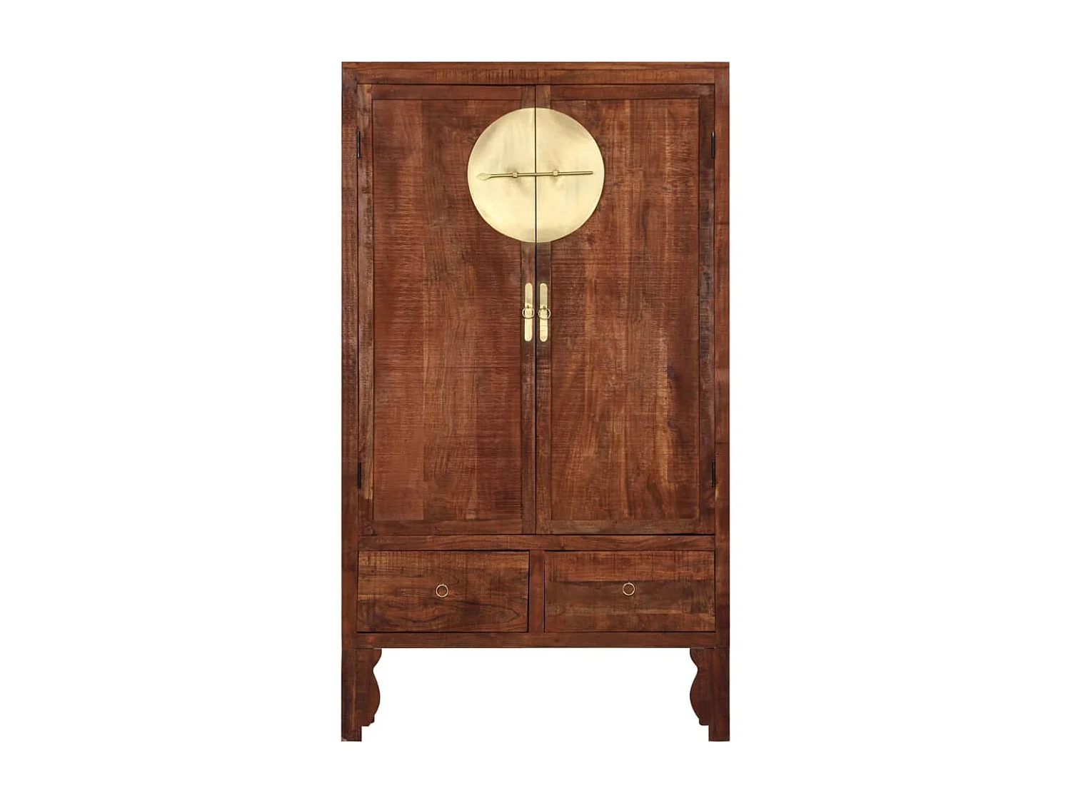 Roupeiro 100x50x175 cm madeira de acácia maciça