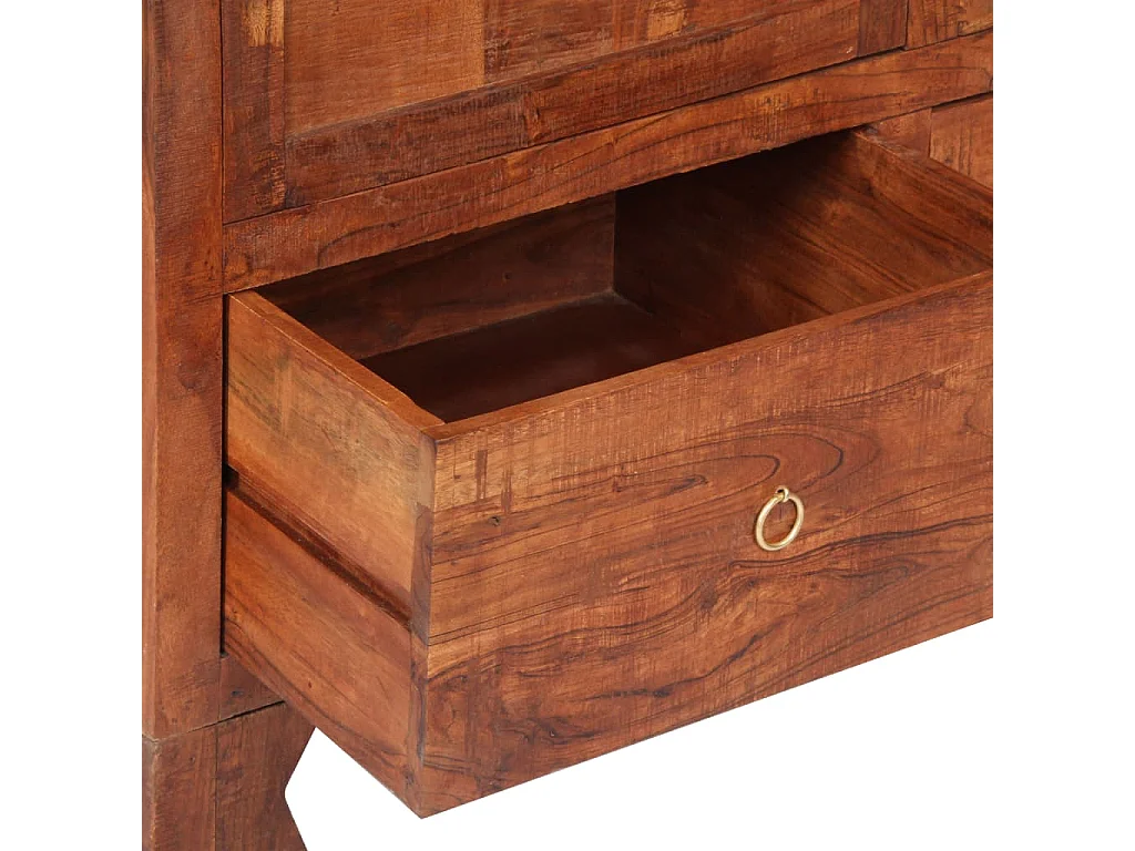 Roupeiro 100x50x175 cm madeira de acácia maciça