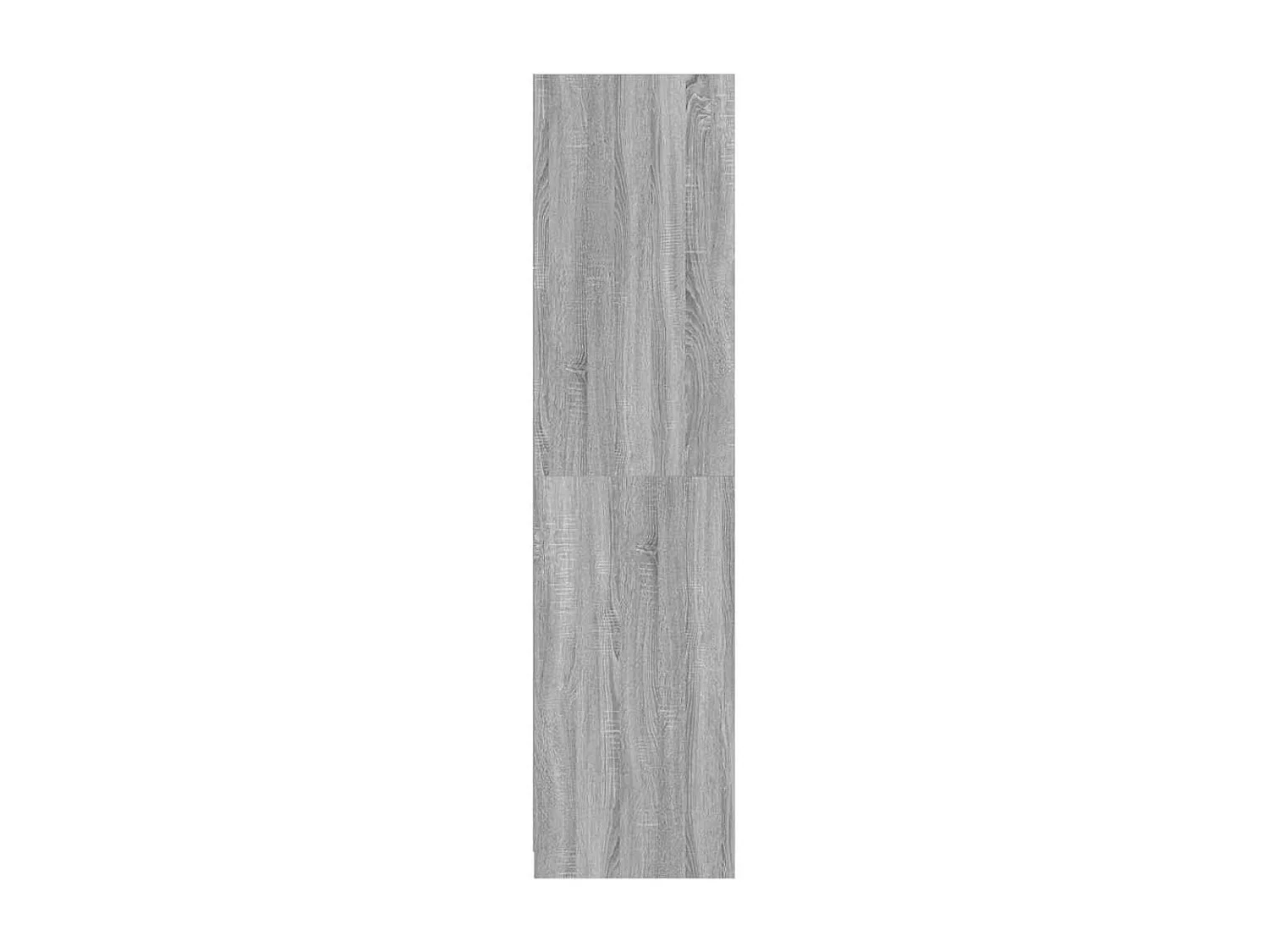 Kledingkast met lades 50x50x200 cm bewerkt hout grijs somoma
