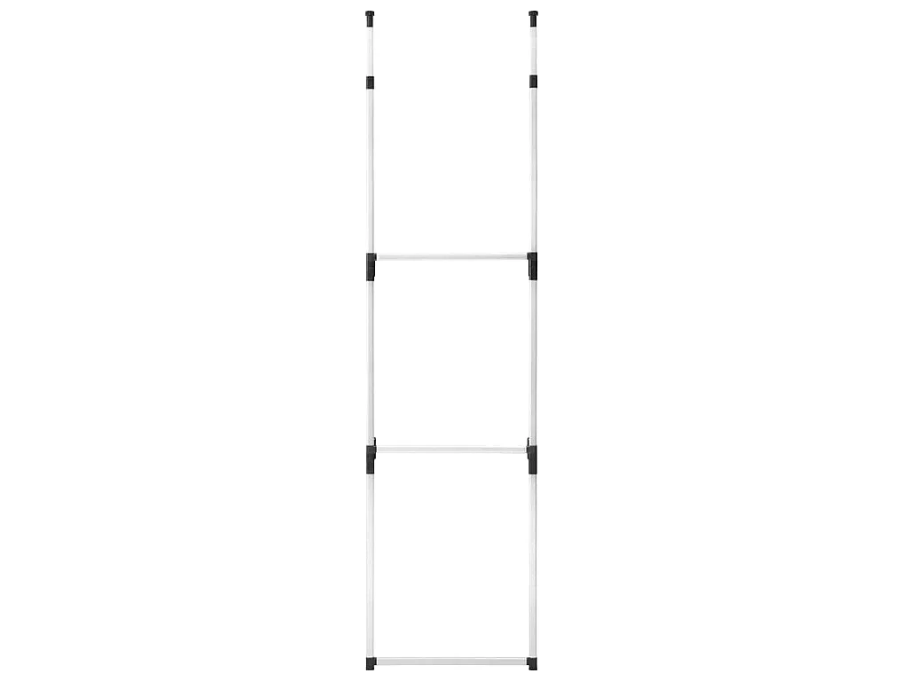 Système de garde-robe télescopique avec barres Aluminium