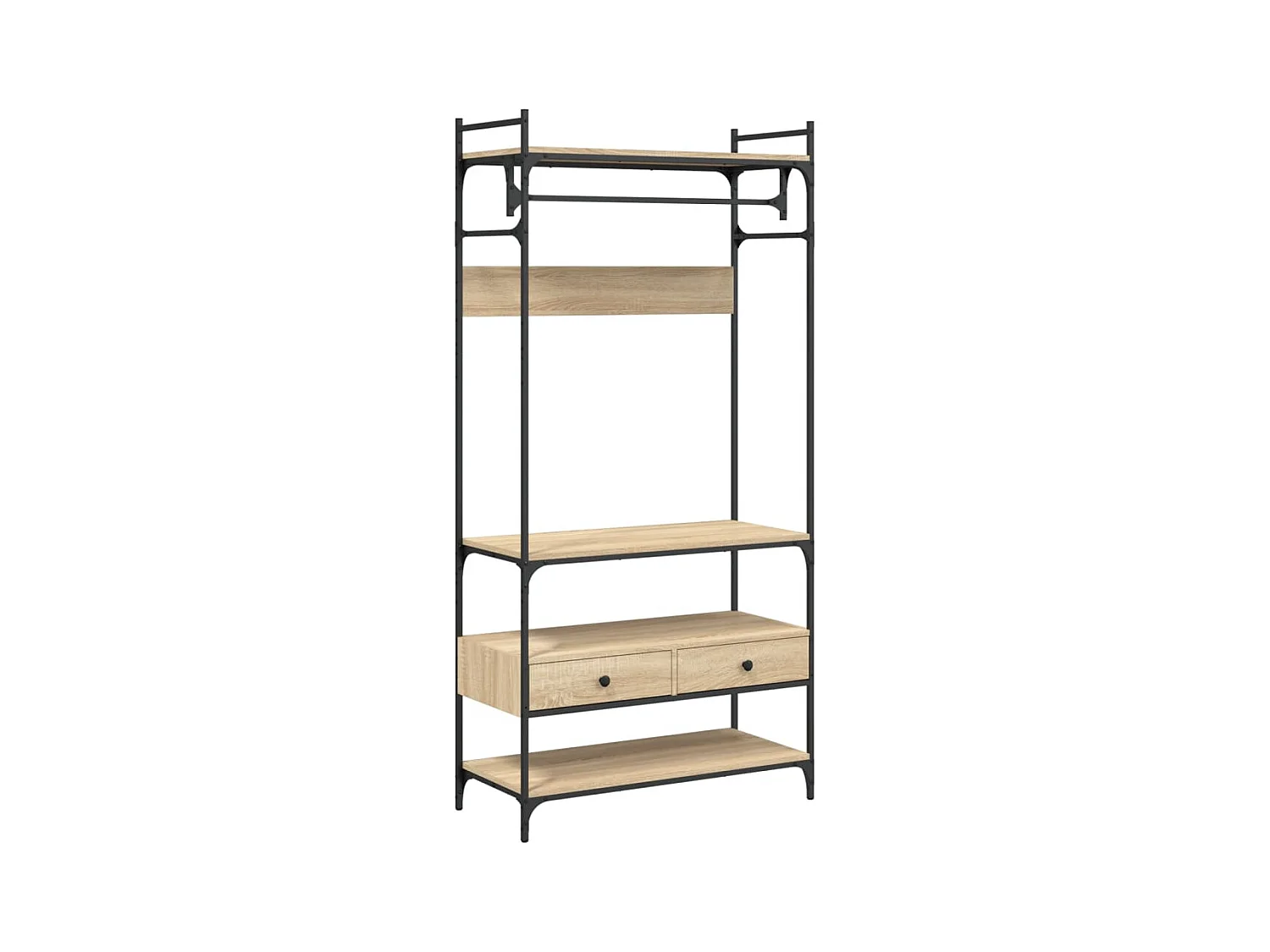 Armoire à tiroirs chêne sonoma 89x39x184,5 cm bois d'ingénierie