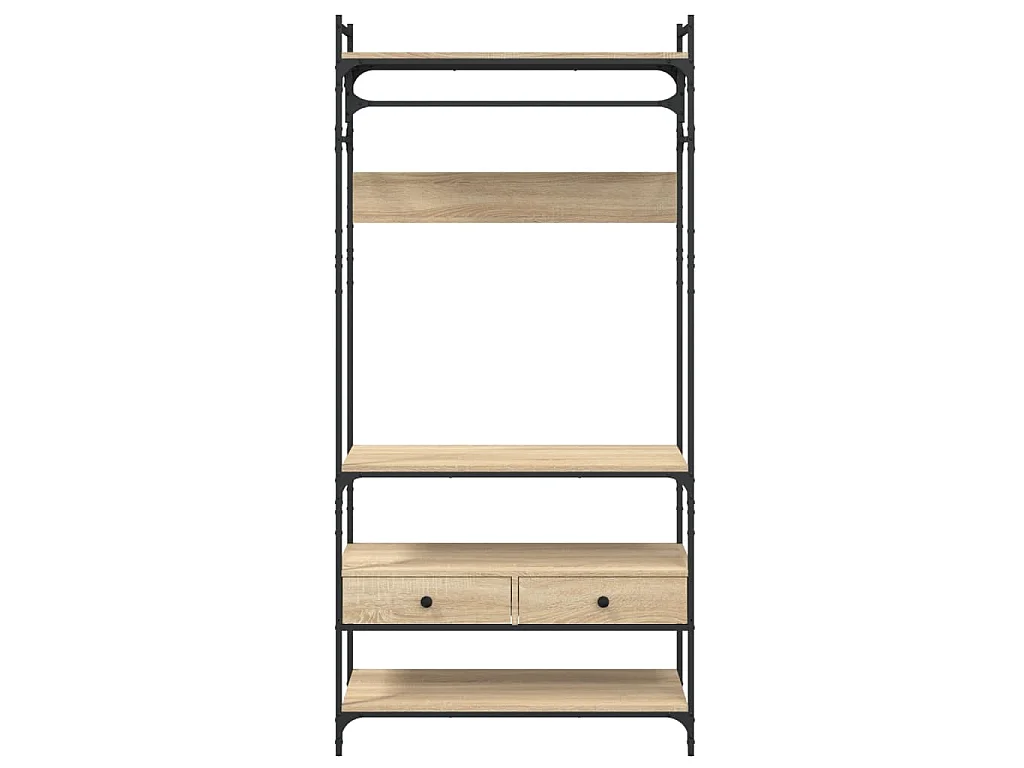 Armoire à tiroirs chêne sonoma 89x39x184,5 cm bois d'ingénierie