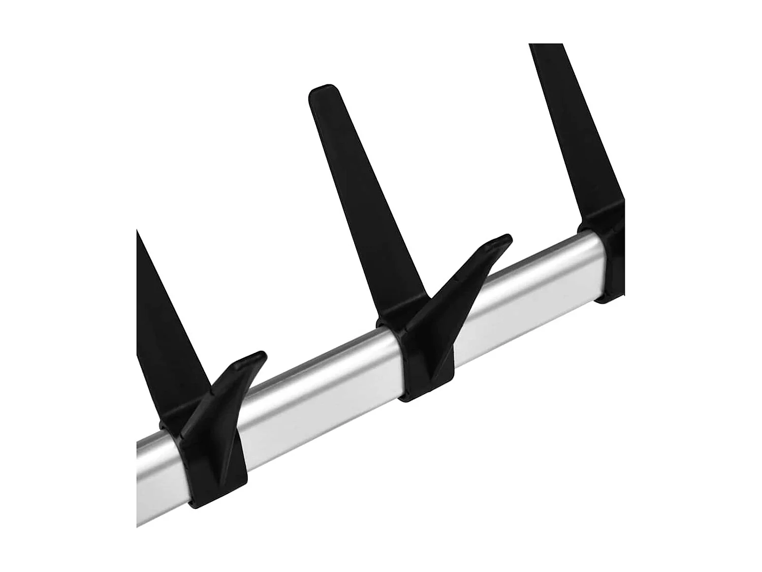 Système de garde-robe télescopique barres et étagère Aluminium