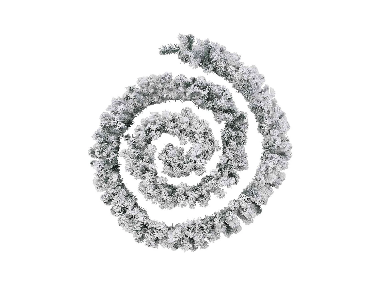 Guirlande de Noël avec lumières LED vert 20 m PVC