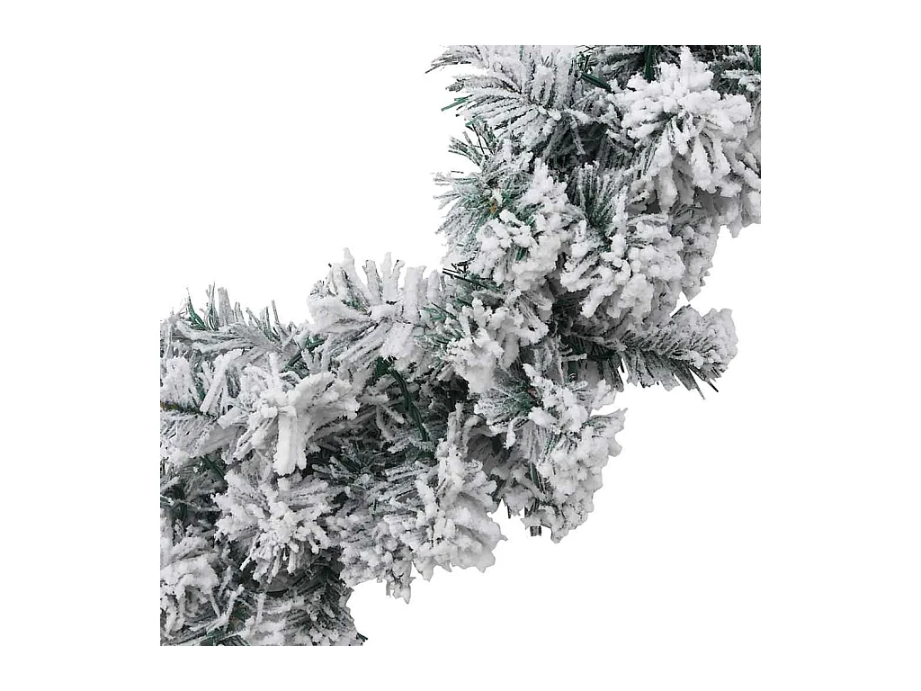 Guirlande de Noël avec lumières LED vert 20 m PVC