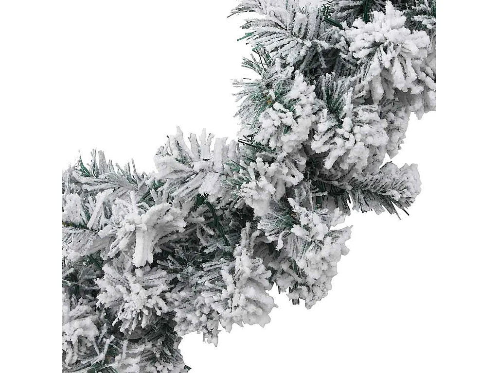 Grinalda de Natal com luzes LED 20 m PVC verde