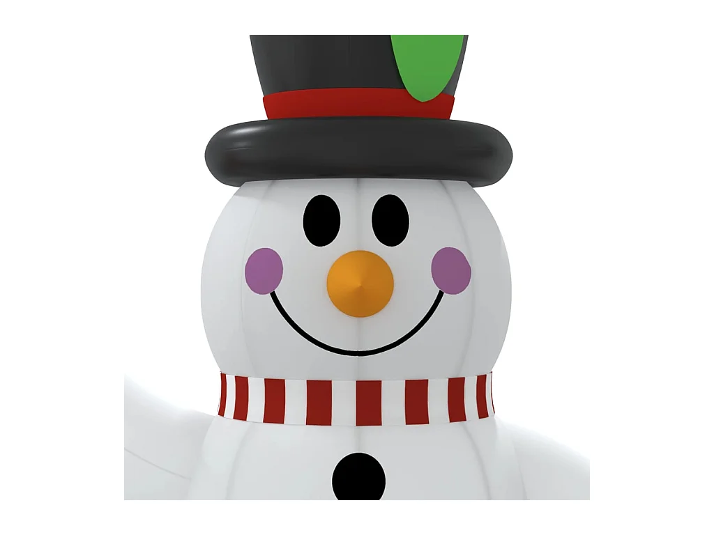 Bonhomme de neige gonflable avec LED 300 cm