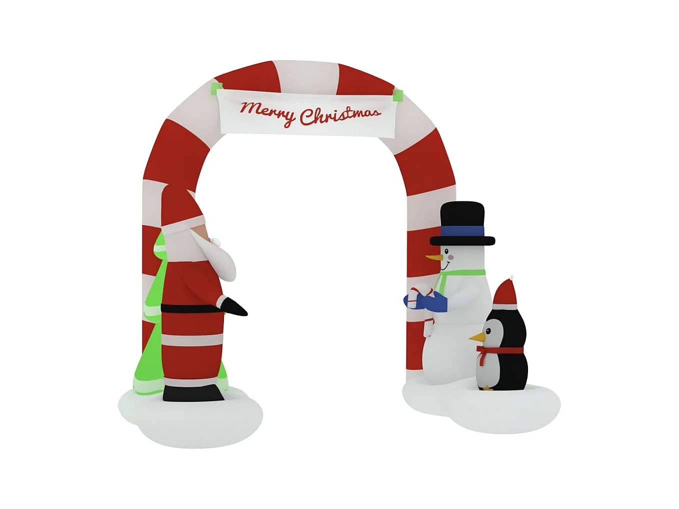 Porte voûtée gonflable de Noël avec LED 260 cm