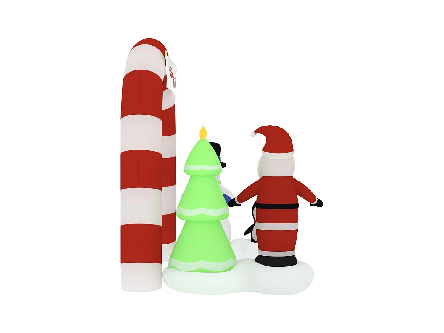 Porte voûtée gonflable de Noël avec LED 260 cm