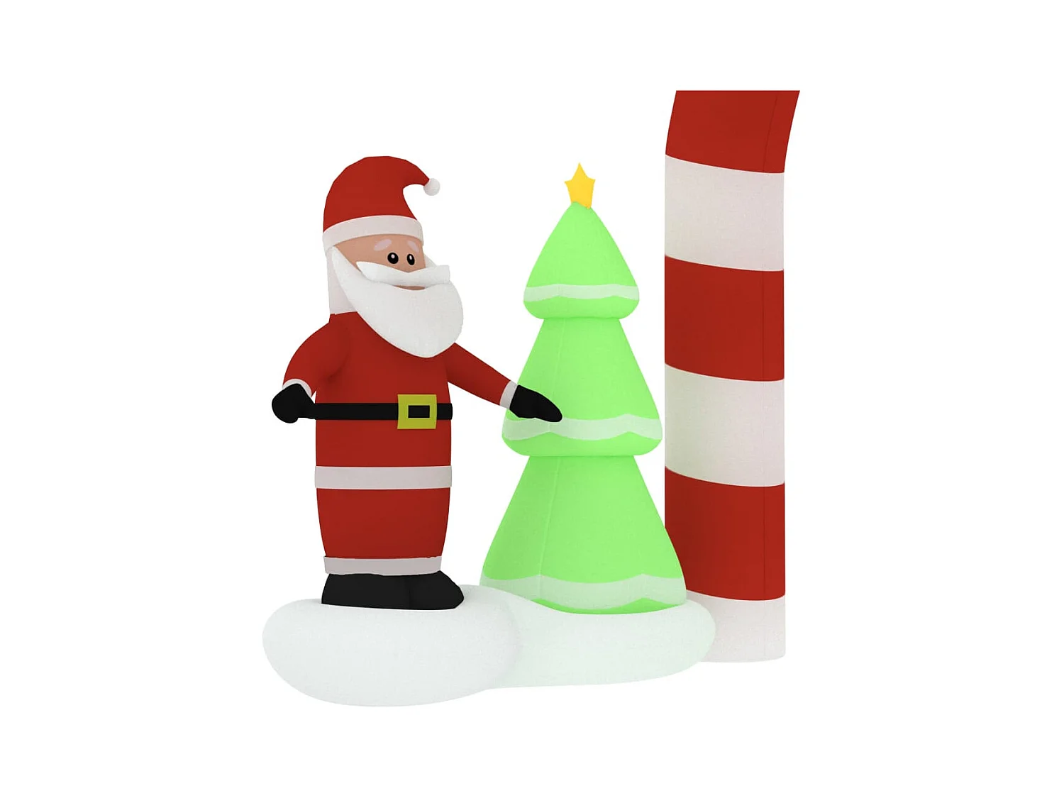 Porte voûtée gonflable de Noël avec LED 260 cm