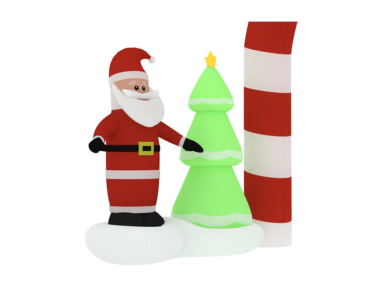 Porte voûtée gonflable de Noël avec LED 260 cm