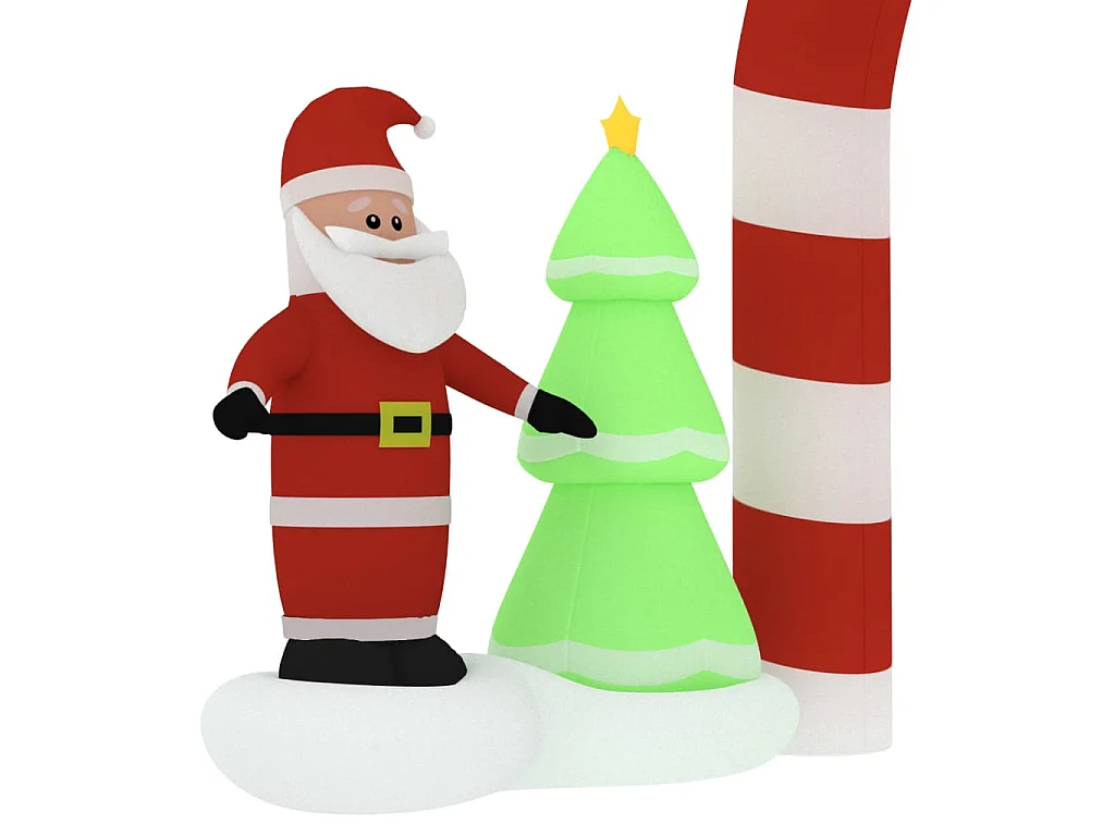 Porte voûtée gonflable de Noël avec LED 260 cm