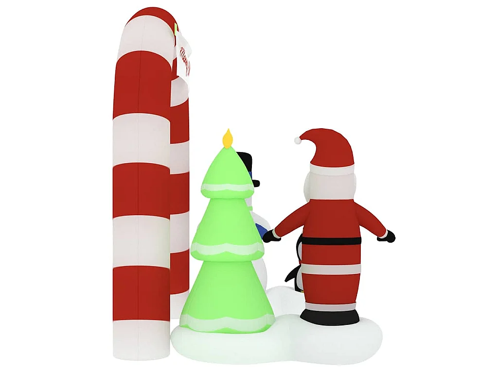 Porte voûtée gonflable de Noël avec LED 260 cm
