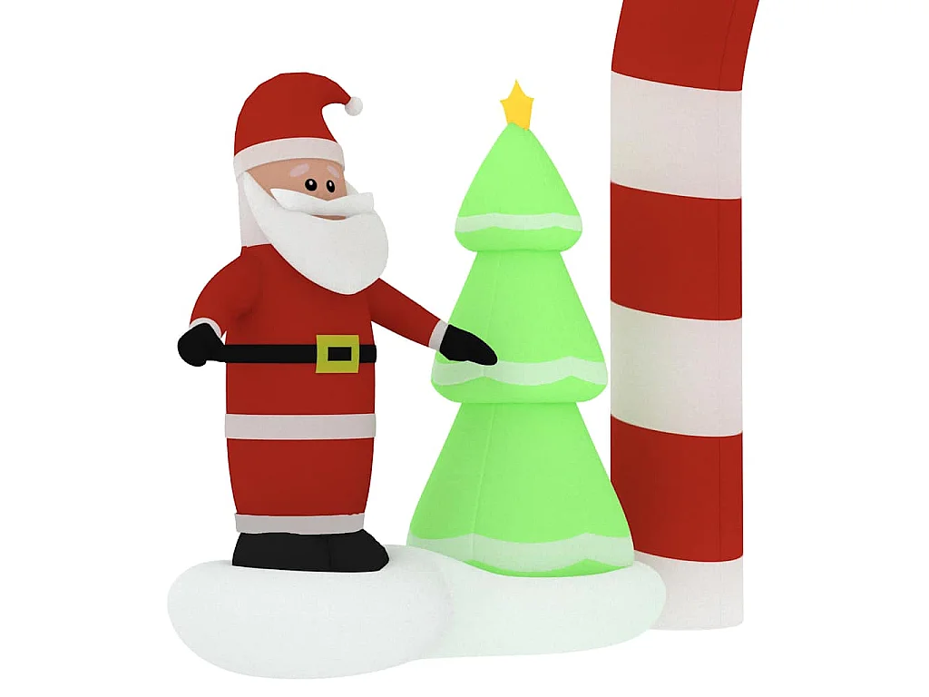 Porte voûtée gonflable de Noël avec LED 260 cm