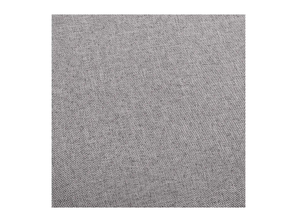 Tabourets de bar lot de 2 gris clair tissu