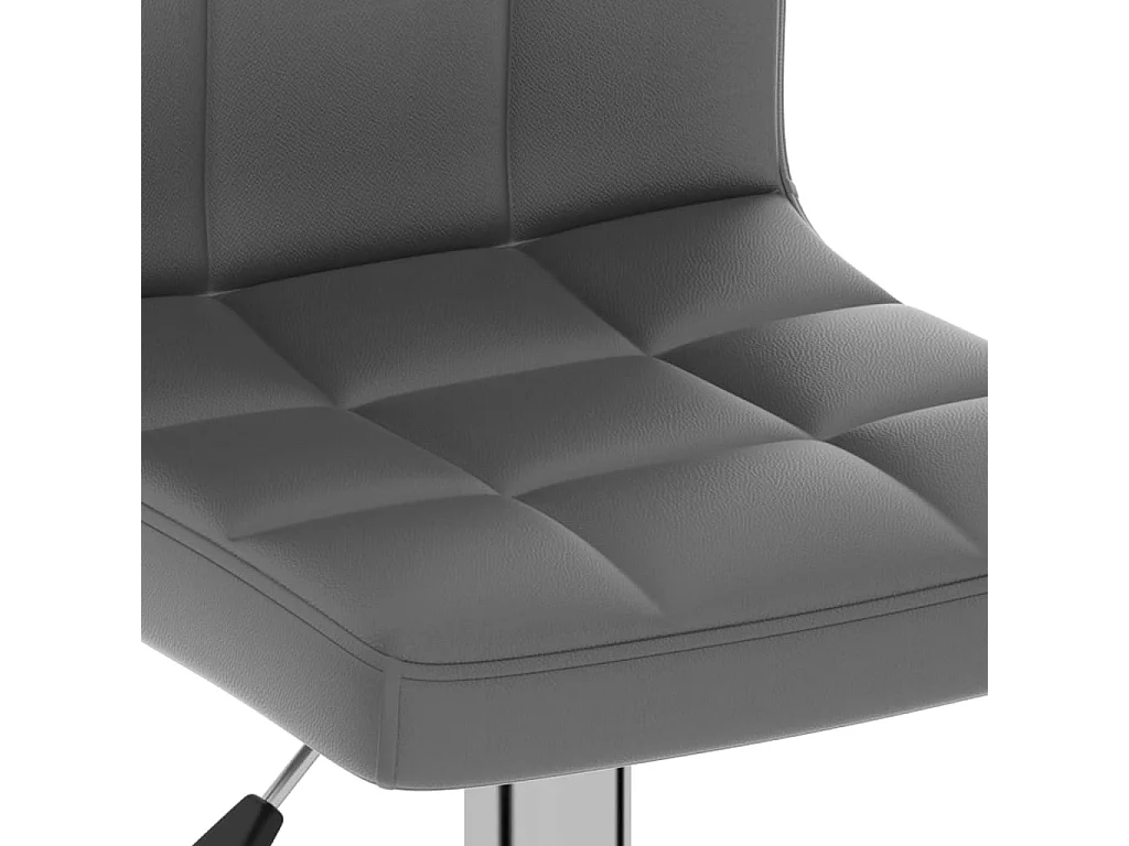 Tabouret de bar Gris Similicuir