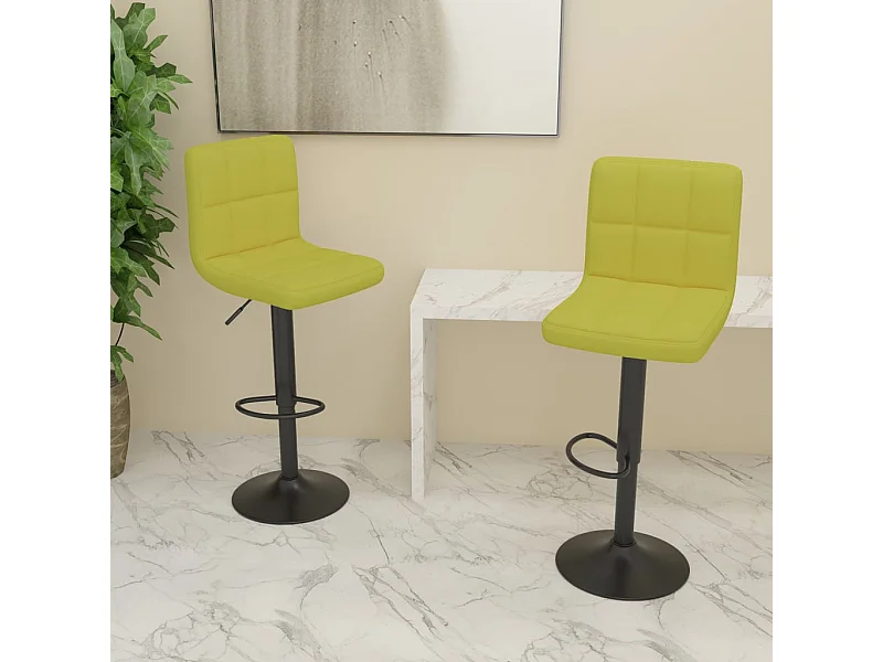 Barkrukken 2 st stof groen