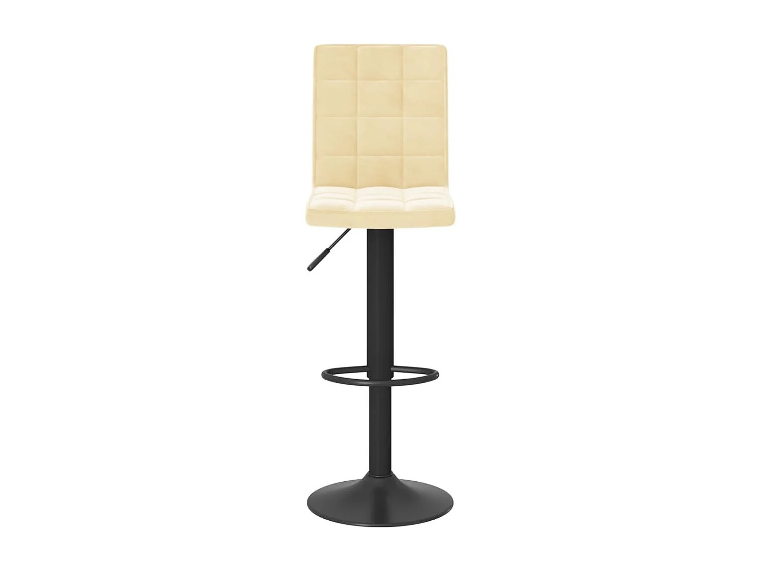 Barhocker 2 Stk. Creme Samt