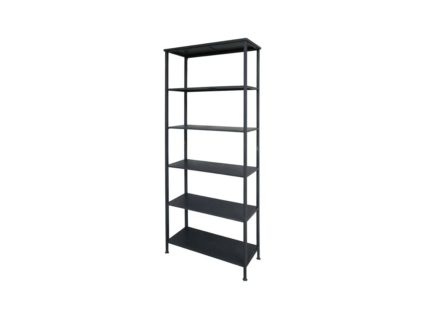 Etagère 5 étages en fer noir antique 84 x 38 x 212 cm
