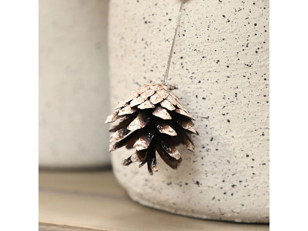 Cache-pot pomme de pin - Ø19 x Ht.16 cm pour pot Ø14.5