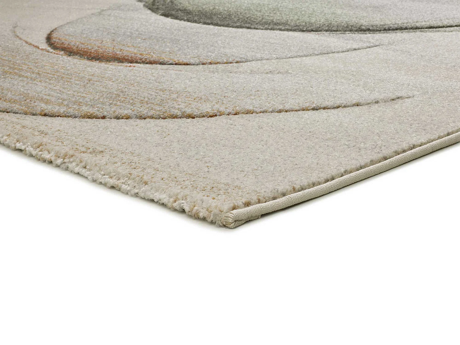 Kurzflorteppich - modern - beige - 140x200 cm - LIBET