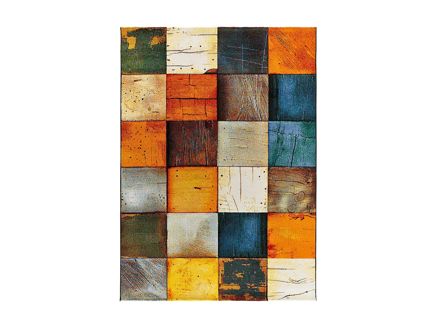 Tapis intérieur - géométrique - multicolore - 160 x 230 cm - SYBIL