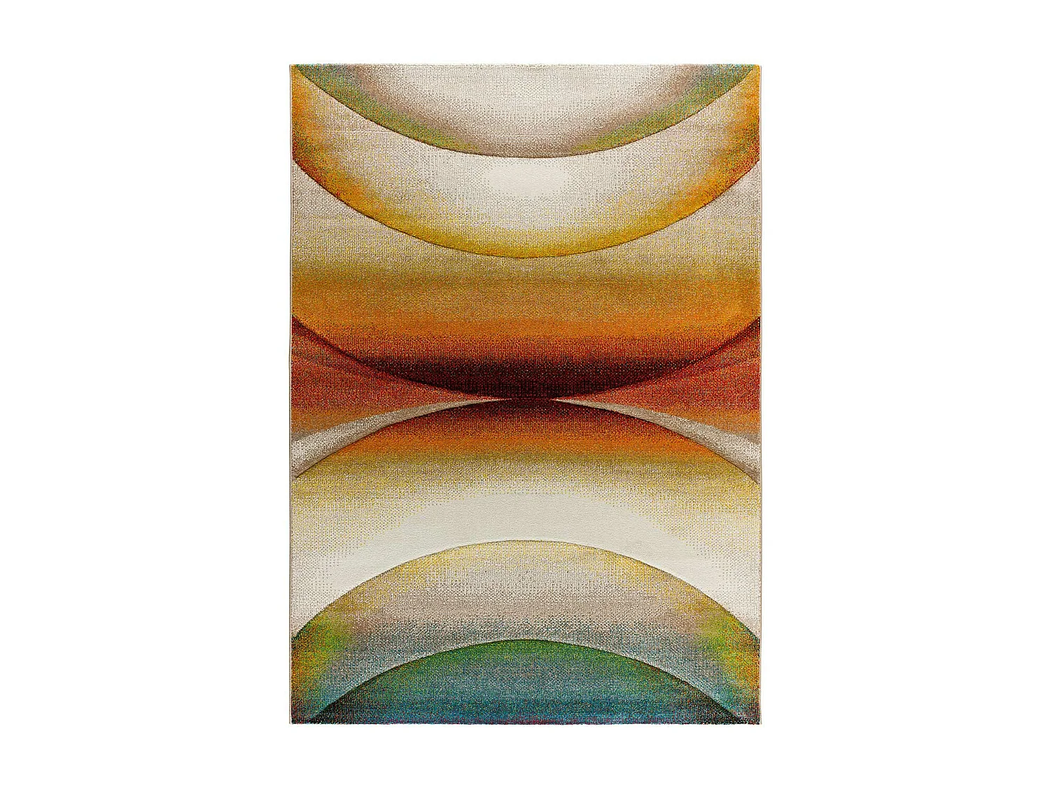Tapis intérieur - abstrait - multicolore - 120 x 170 cm - LIBET