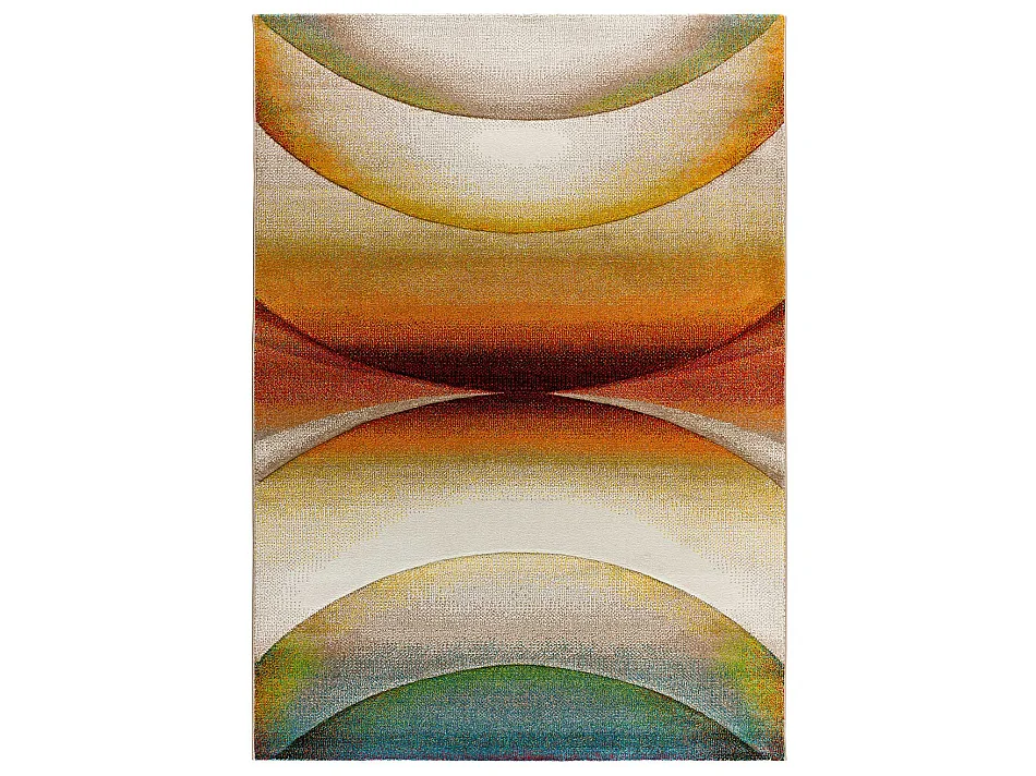Laagpolig tapijt - abstract - veelkleurig - 120x170 cm - LIBET