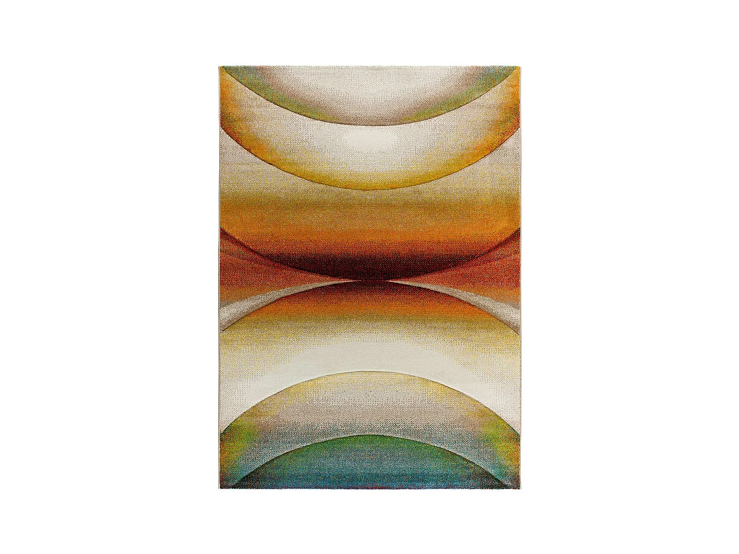 Kurzflorteppich - abstrakt - mehrfarbig - 140x200 cm - LIBET