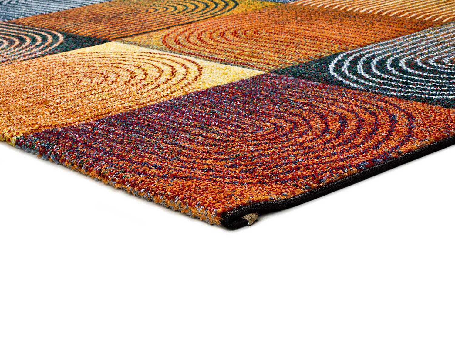 Tapis intérieur - géométrique - multicolore - 120 x 170 cm - SYBIL
