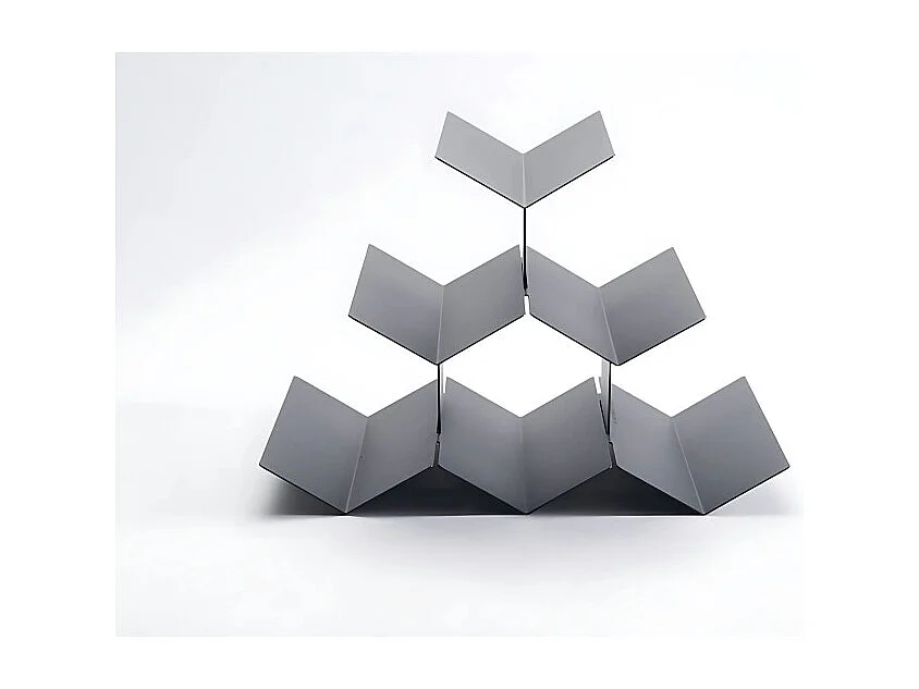 Porte-bouteilles de table << IN VINO VERITAS >>, 6 bouteilles