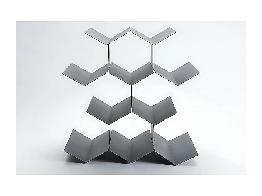 Porte-bouteilles de table << IN VINO VERITAS >>, 10 bouteilles