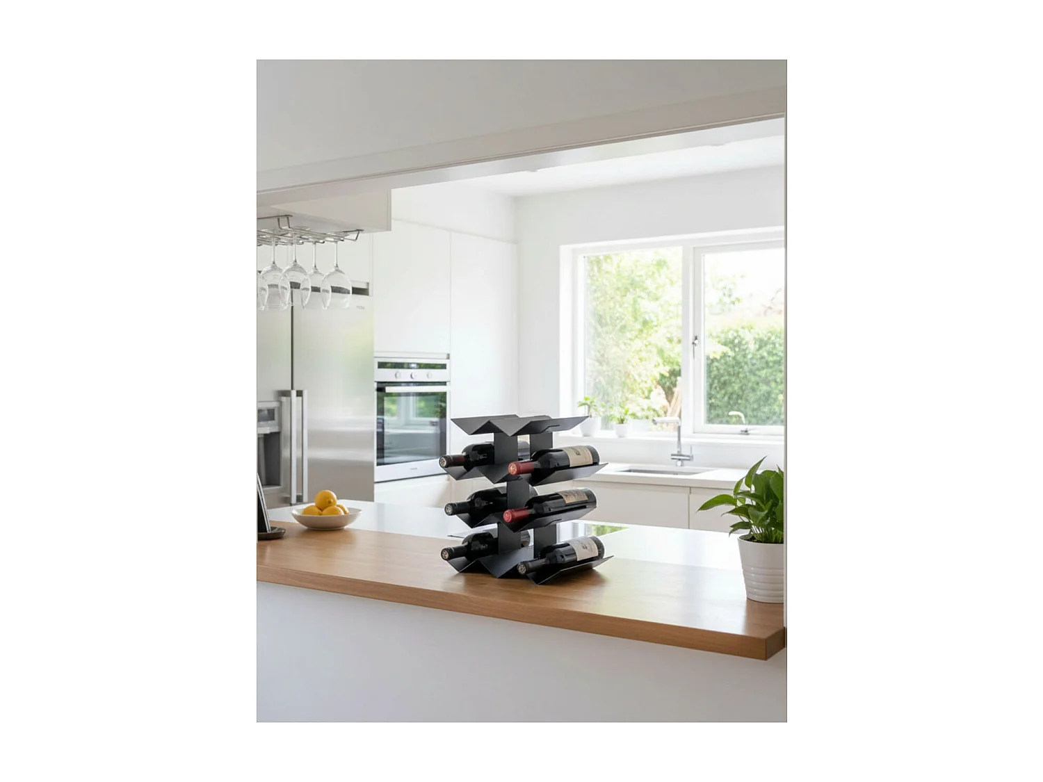 Porte-bouteilles de table IN VINO VERITAS, 10 bouteilles