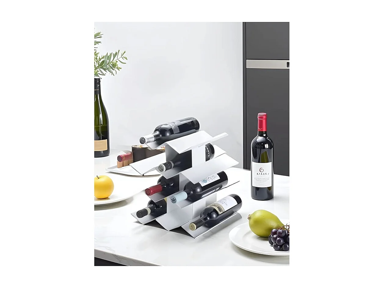 Porte-bouteilles de table << IN VINO VERITAS >>, 10 bouteilles