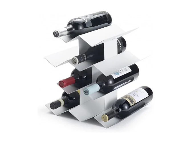 Porte-bouteilles de table << IN VINO VERITAS >>, 10 bouteilles