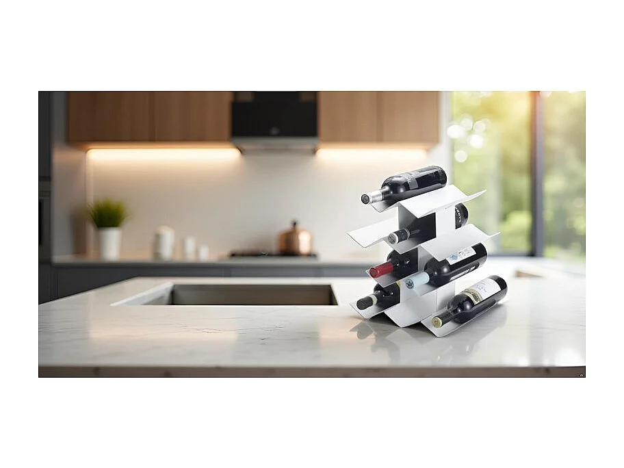 Porte-bouteilles de table IN VINO VERITAS, 10 bouteilles