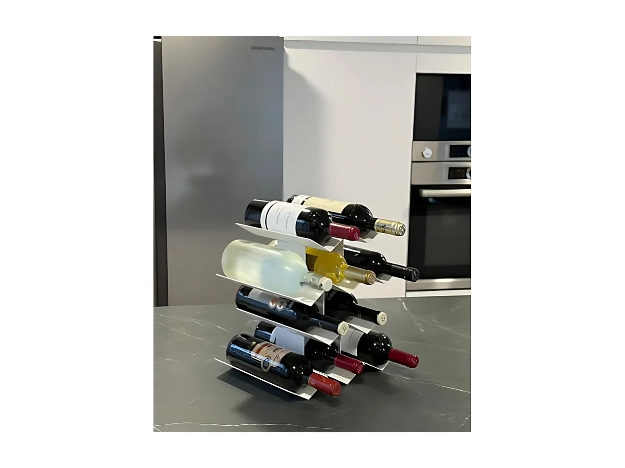 Porte-bouteilles de table IN VINO VERITAS, 10 bouteilles