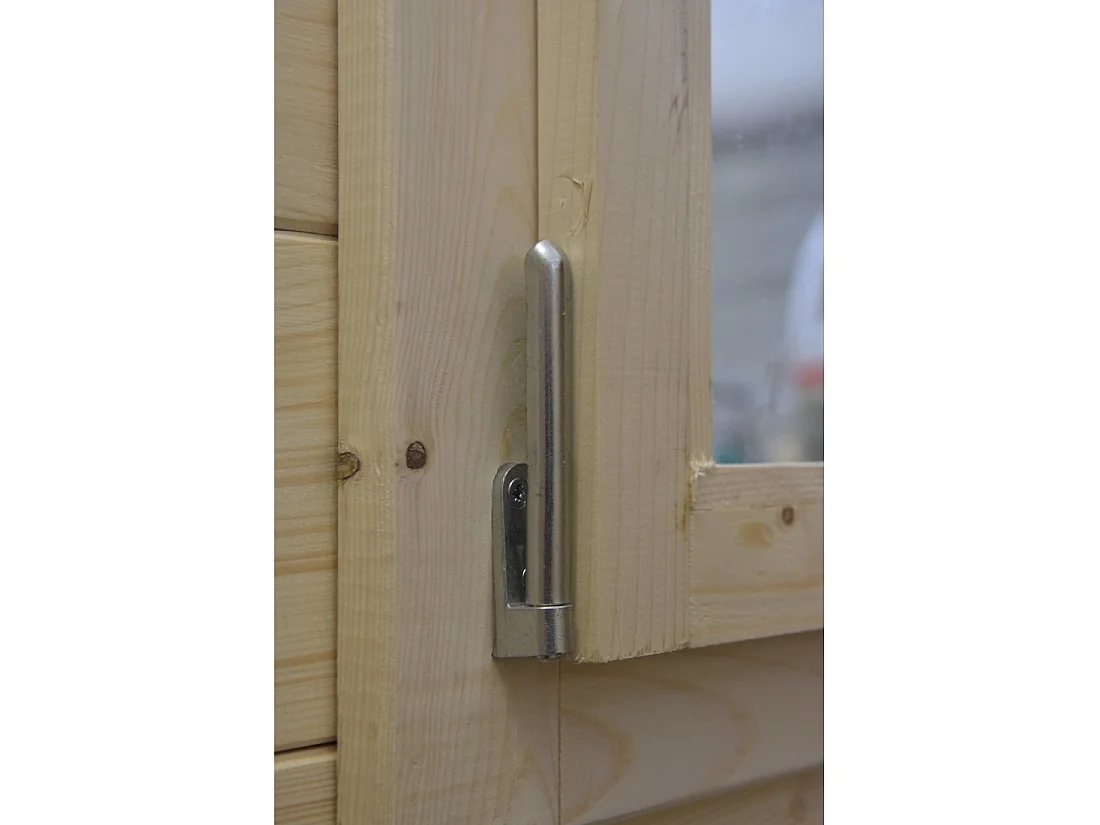Casetta da giardino in legno - 30m2 - 6x5m - 40mm - colore: naturale - DOM747 - ALTANKA