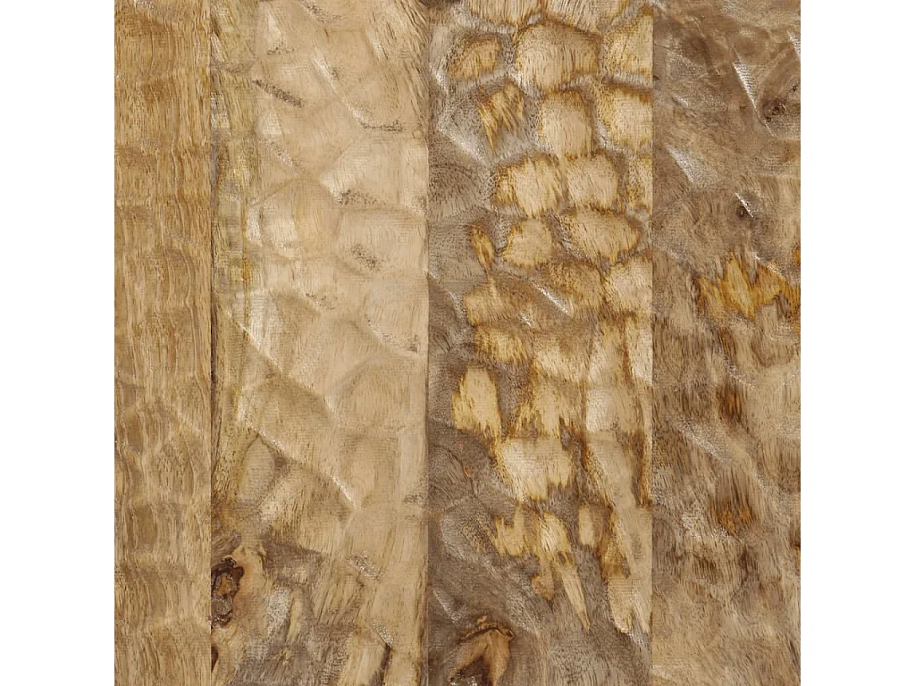 Comodino 50x33x60 cm in legno massello di mango