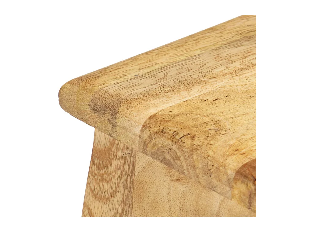 Comodino 28x28x46 cm Legno massello di mango